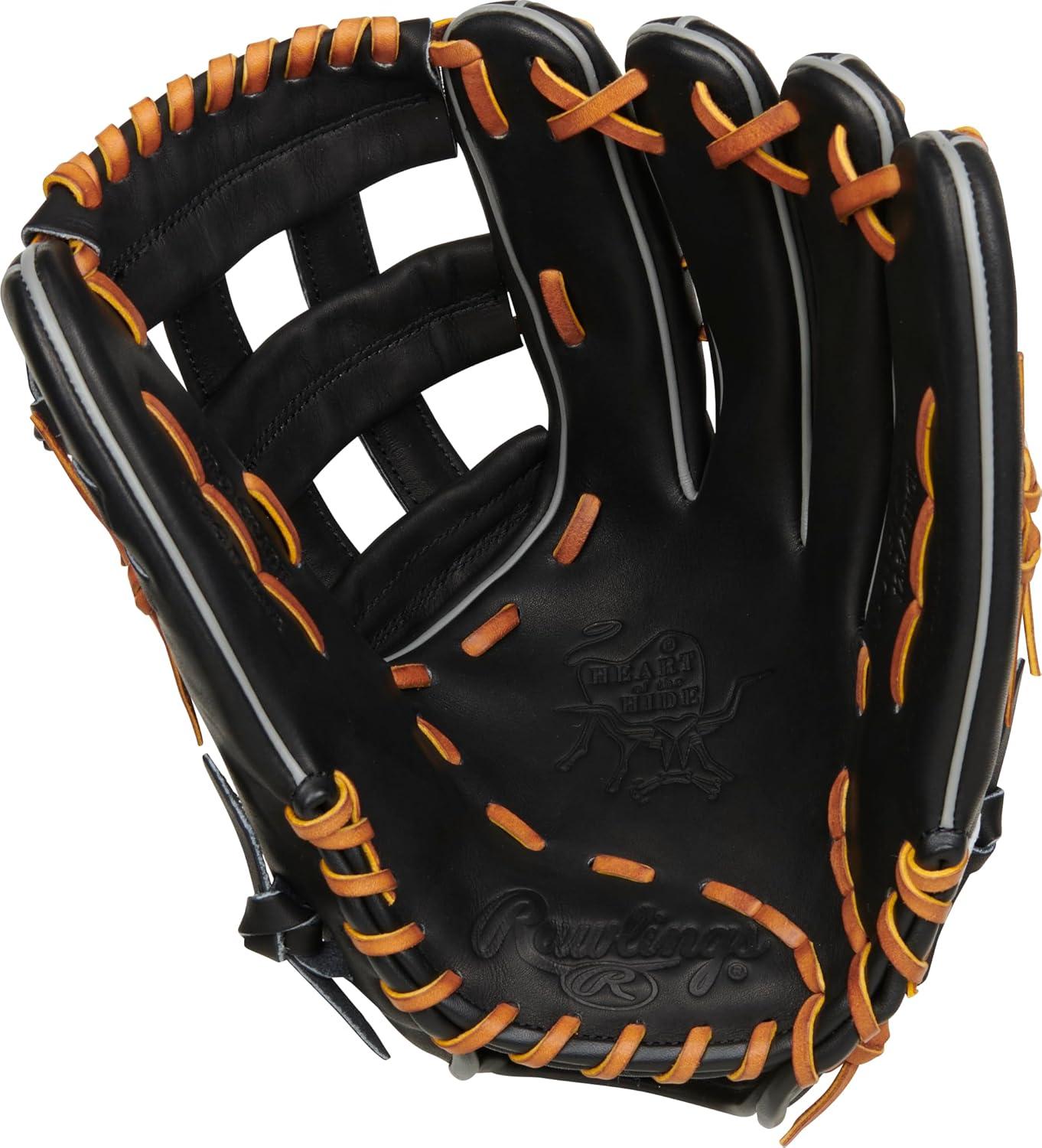 imageRawlings Heart of The Hide Baseball Glove Traditional Breakin Sizes 1125 1275 Multiple StylesBlack Pro H Web