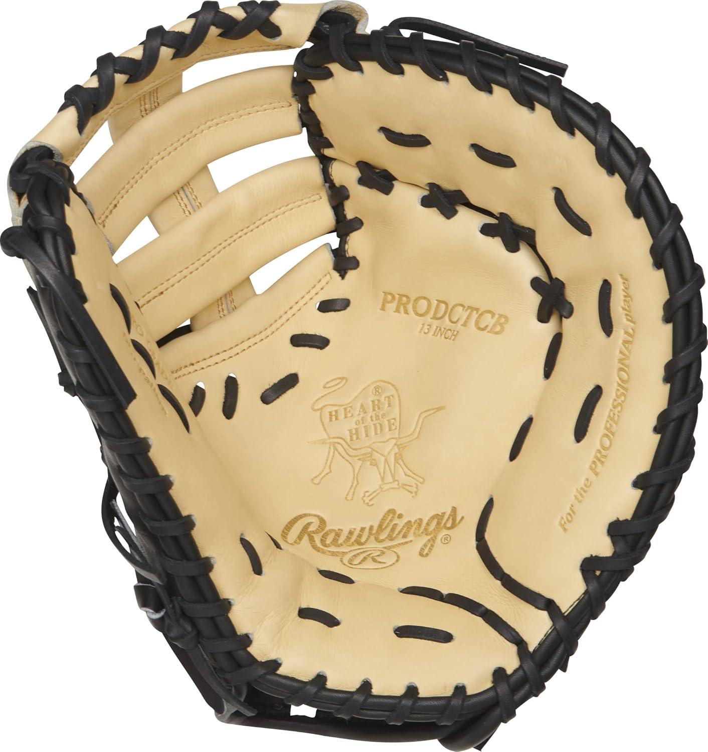 imageRawlings Heart of The Hide Baseball Glove Traditional Breakin Sizes 1125 1275 Multiple StylesCamel Black Single Post Double Bar Web