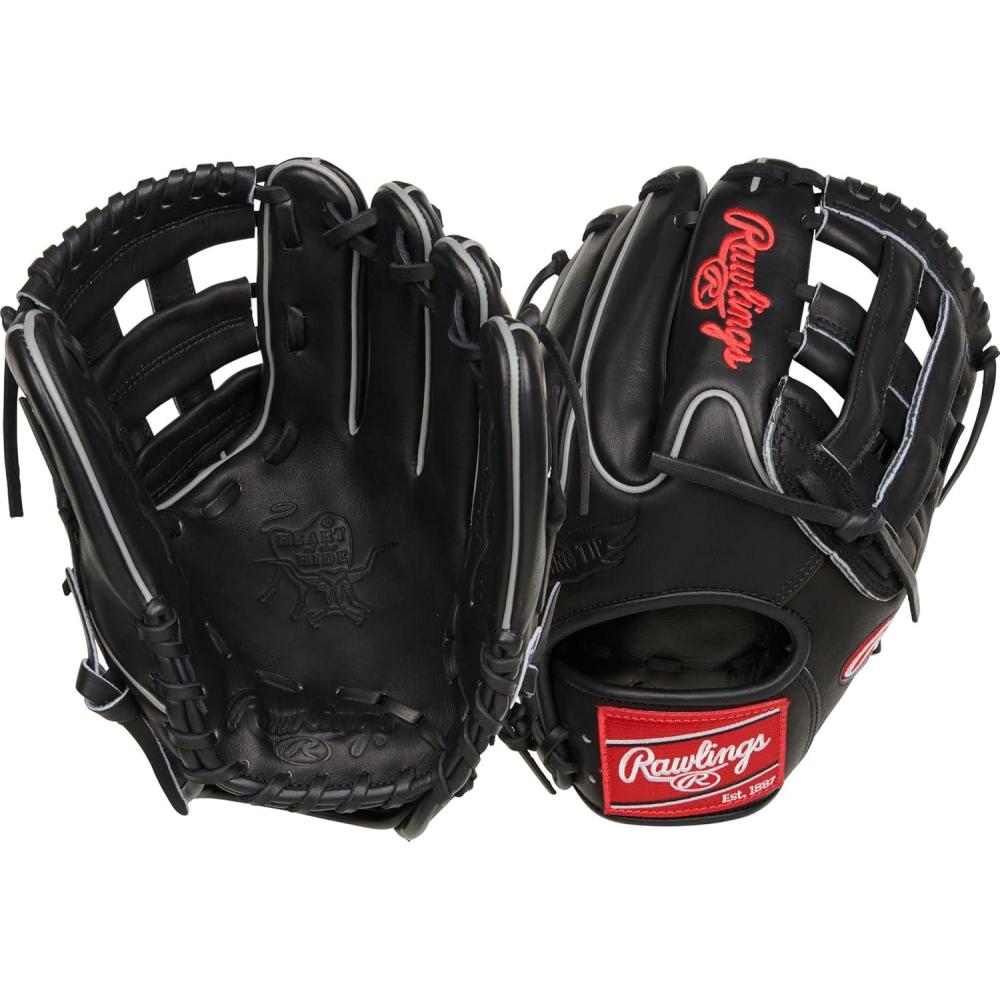 imageRawlings  Heart of The Hide Baseball Glove  Traditional Breakin  Sizes 1125  1275  Multiple StylesBlack  Pro H Web
