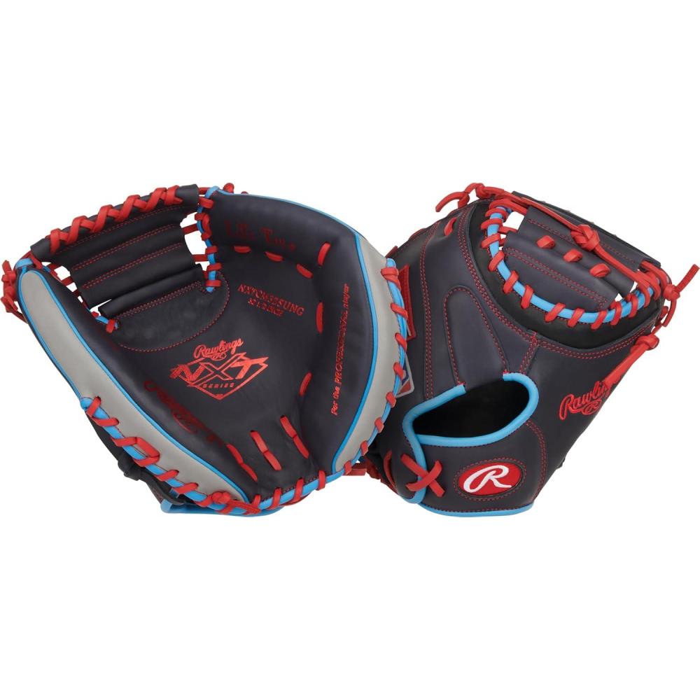 imageRawlings  NXT Youth Baseball Glove Series  Countour Youth Fit  Sizes 115  1225  Multiple StylesNavy  Grey  1Piece Solid Web