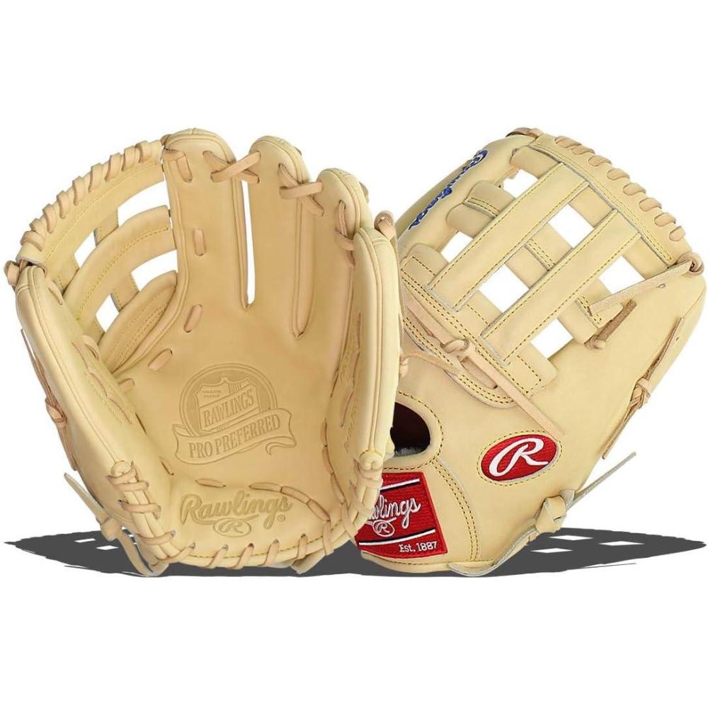 imageRawlings  PRO Preferred Baseball Glove  Sizes 115  1275  Multiple StylesBryant  Camel  Pro H Web