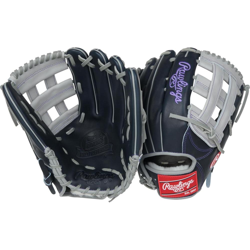 imageRawlings  PRO Preferred Baseball Glove  Sizes 115  1275  Multiple StylesJudge  Navy  Grey  Pro H Web