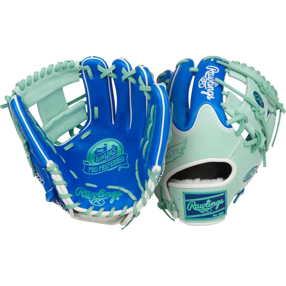 imageRawlings  PRO Preferred Baseball Glove  Sizes 115  1275  Multiple StylesRoyal  Mint Pro I Web