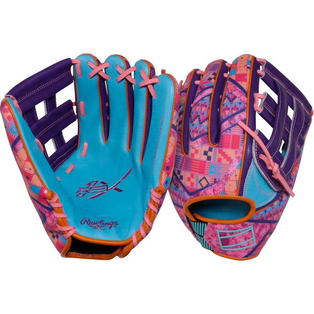 imageRawlings  REV1X Baseball Glove  Sizes 115  1275  Multiple StylesColumbia Blue  Purple  Pro H Web