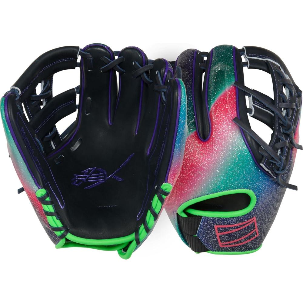 imageRawlings  REV1X Baseball Glove  Sizes 115  1275  Multiple StylesNavy  Purple  Optic  Split Single Post Web