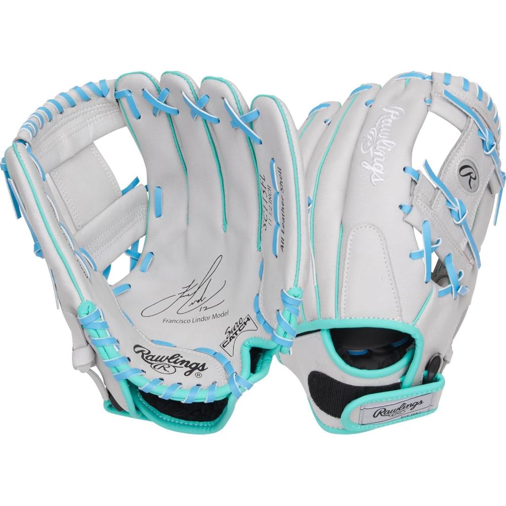imageRawlings  Sure Catch Baseball amp Softball Glove  TBall Youth amp Adult Rec Models  Multiple Sizes amp StylesFrancisco Lindor Model