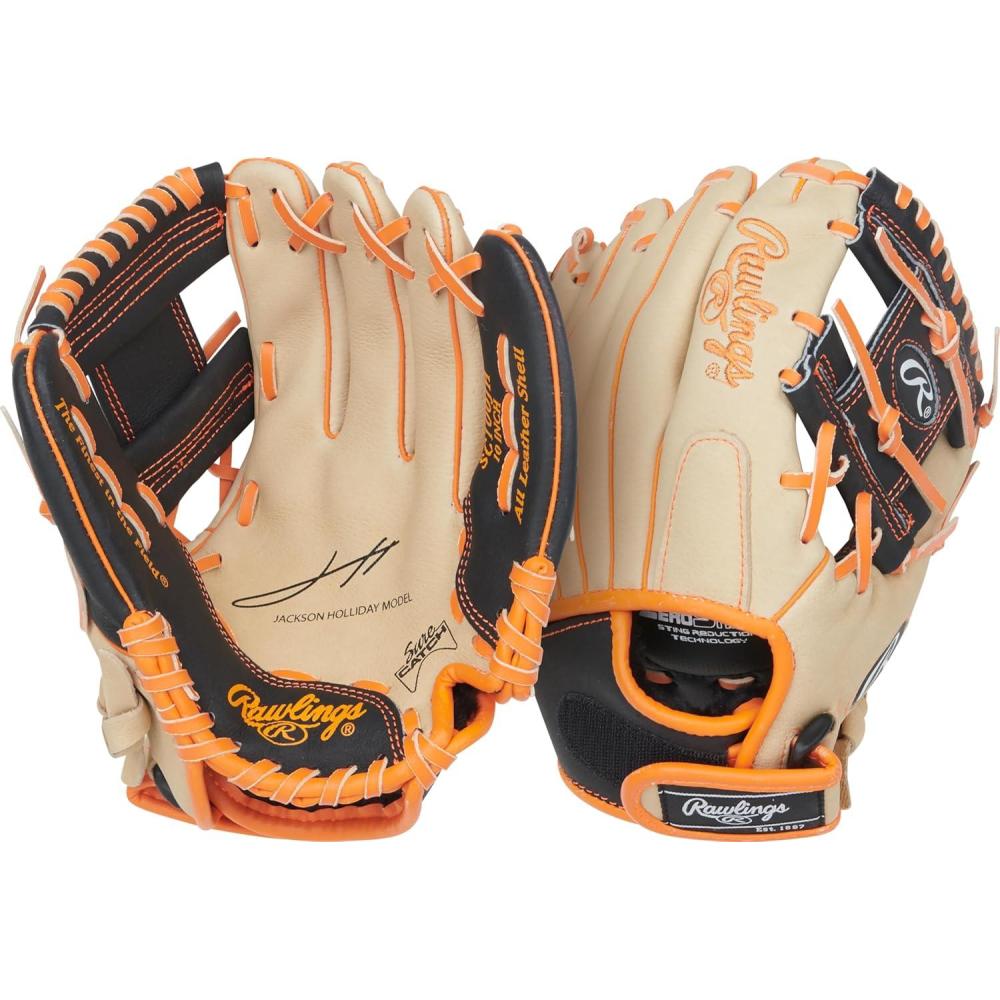 imageRawlings  Sure Catch Baseball amp Softball Glove  TBall Youth amp Adult Rec Models  Multiple Sizes amp StylesJackson Holiday Model