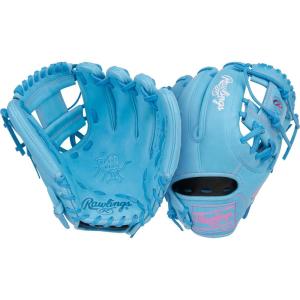 Rawlings | Heart of The Hide Baseball Glove | Traditional Break-in | Sizes 11.25″ – 12.75″ | Multiple Styles(Columbia Blue | Pro I Web)