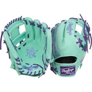 Rawlings | Heart of The Hide Baseball Glove | Traditional Break-in | Sizes 11.25″ – 12.75″ | Multiple Styles(Mint / Purple | Pro I Web)