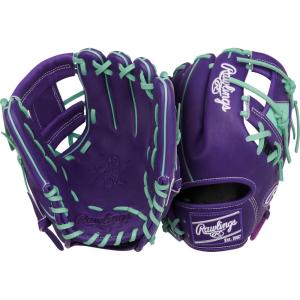 Rawlings | Heart of The Hide Baseball Glove | Traditional Break-in | Sizes 11.25″ – 12.75″ | Multiple Styles(Purple / Mint | REV1X Web)