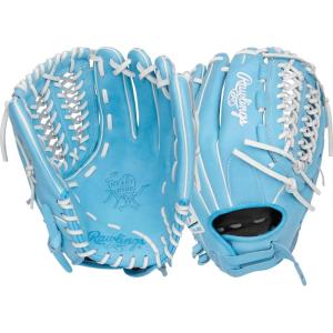 Rawlings | Heart of The Hide Fastpitch Softball Glove | Sizes 11.75″ – 12.75″ | Multiple Styles(Columbia Blue | Modified Trap-eze Web)