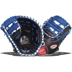 Rawlings | PRO Preferred Baseball Glove | Sizes 11.5″ – 12.75″ | Multiple Styles(Rizzo – Black / Royal | Horizontal Bar Web)