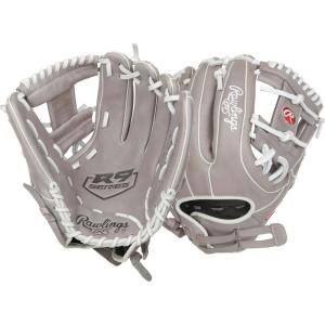 Rawlings | R9 Fastpitch Softball Glove | Sizes 11.5″ – 13″ | Multiple Styles(Pro I-Web | Grey)
