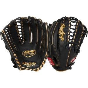 Rawlings | R9 Series Baseball Glove | Sizes 11.5″ – 12.75″ | Multiple Styles(Trap-Eze Web | Black / Gold)