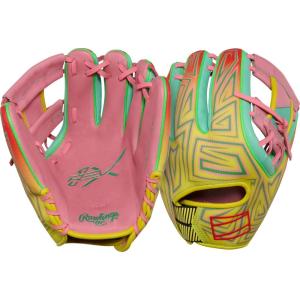 Rawlings | REV1X Baseball Glove | Sizes 11.5″ – 12.75″ | Multiple Styles(Pink / Yellow | REV1X I Web)