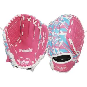 Rawlings | Remix T-Ball & Youth Baseball/Softball Glove | Sizes 9″ – 10.5″(Pink)