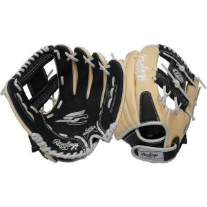 Rawlings | Sure Catch Baseball & Softball Glove | T-Ball, Youth & Adult Rec Models | Multiple Sizes & Styles(Black / Camel)