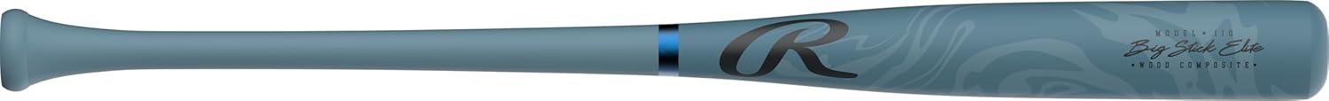 imageRawlings Big Stick Elite Wood Baseball Bat MapleBirchComposite OptionsTeal 110 Maple Bamboo Composite