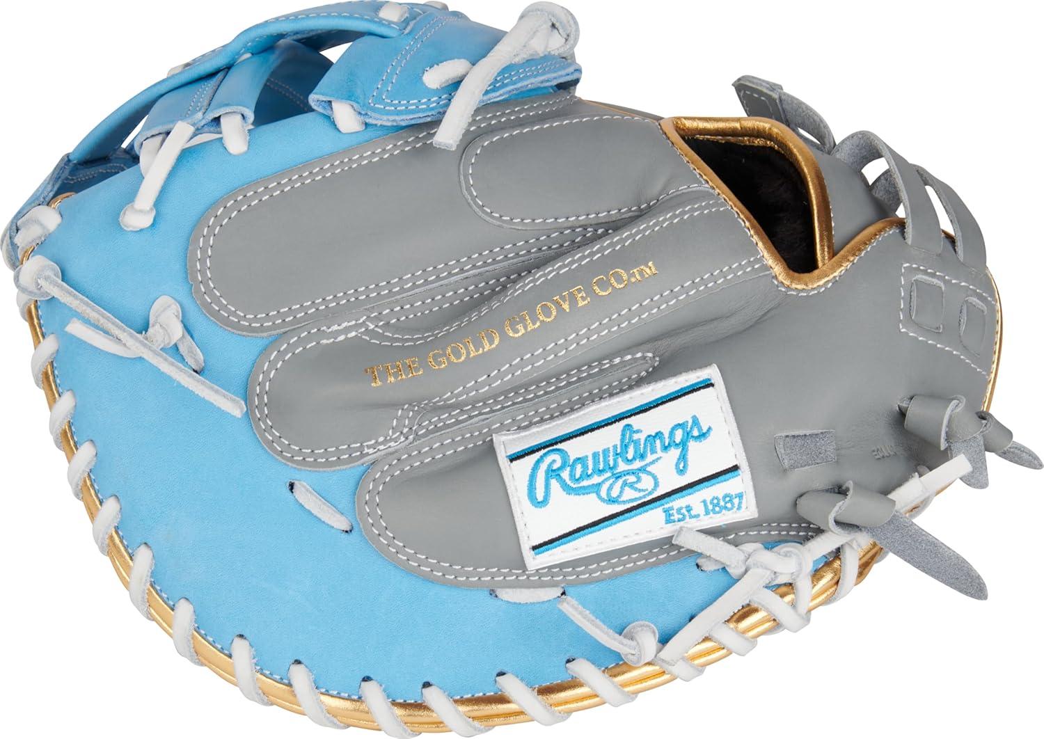 imageRawlings  Liberty Advanced Color Series Fastpitch Softball Glove  Sizes 1175  13  Multiple StylesGrey  Columbia Blue  Gold  Modified Pro H Web