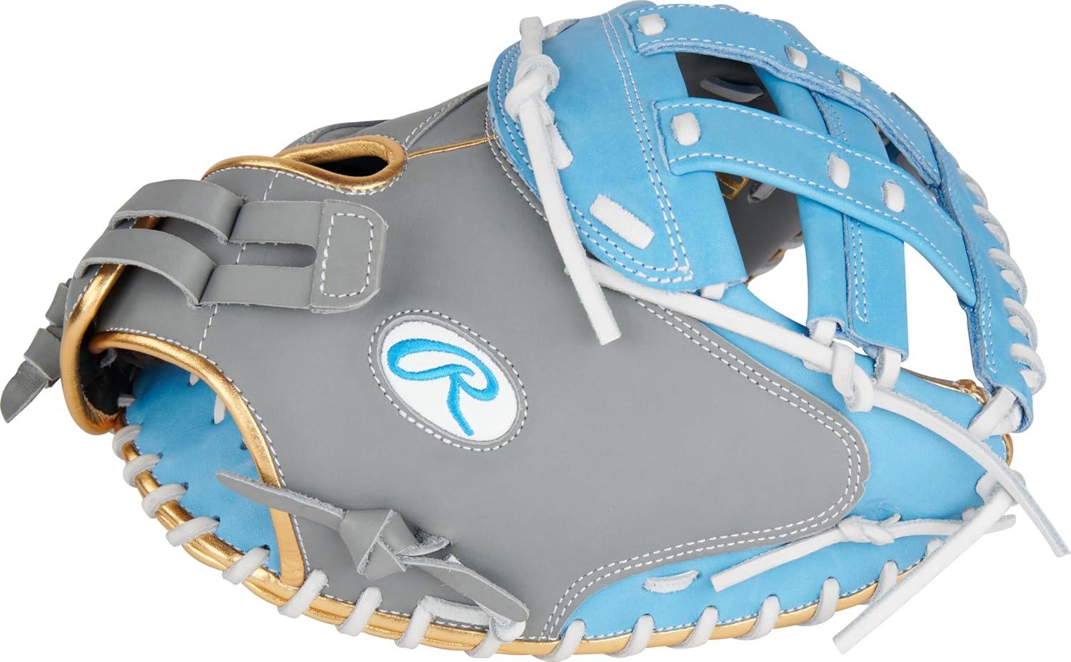 imageRawlings  Liberty Advanced Color Series Fastpitch Softball Glove  Sizes 1175  13  Multiple StylesGrey  Columbia Blue  Gold  Modified Pro H Web
