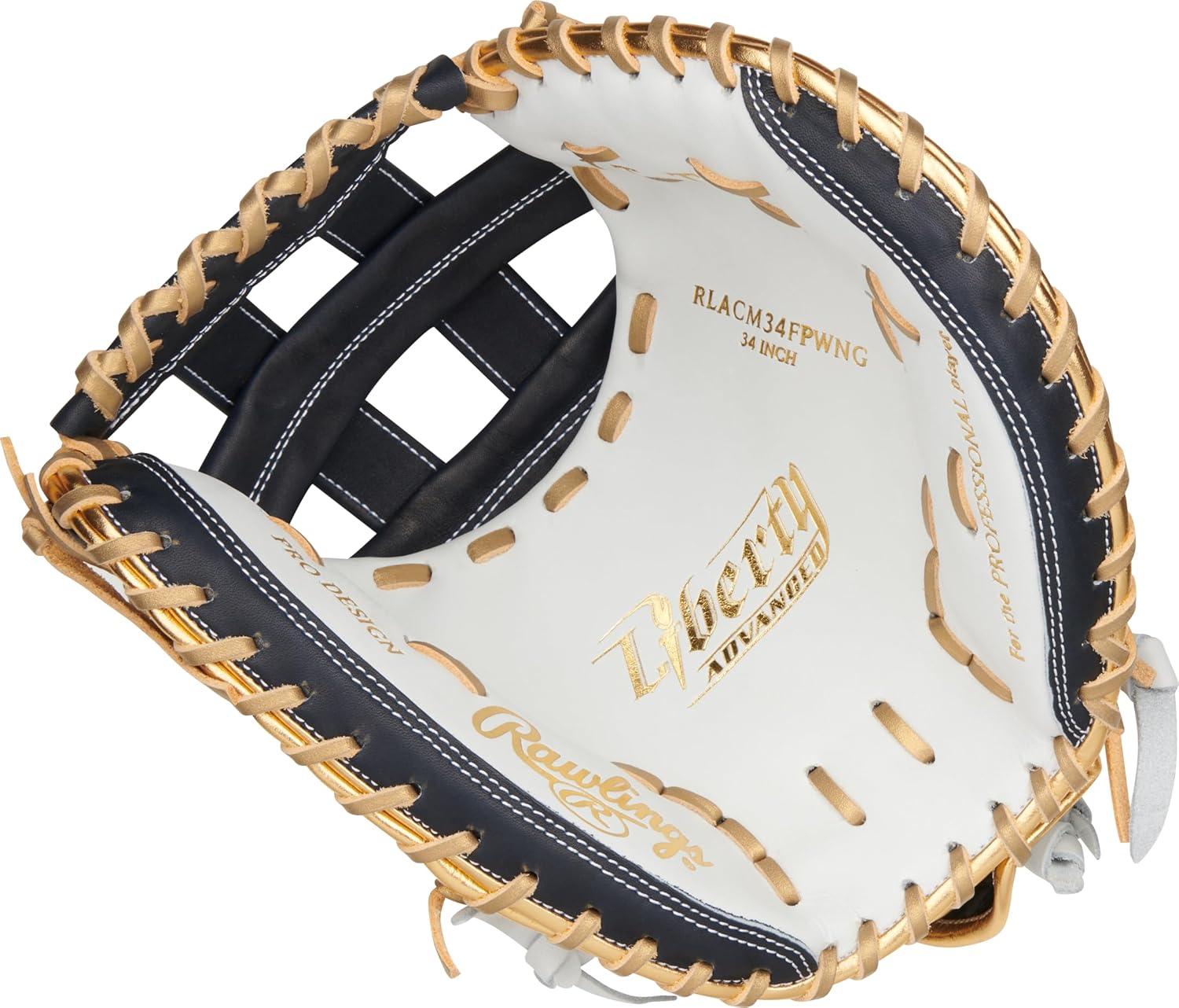 imageRawlings  Liberty Advanced Color Series Fastpitch Softball Glove  Sizes 1175  13  Multiple StylesWhite  Navy  Gold  Modified Pro H Web