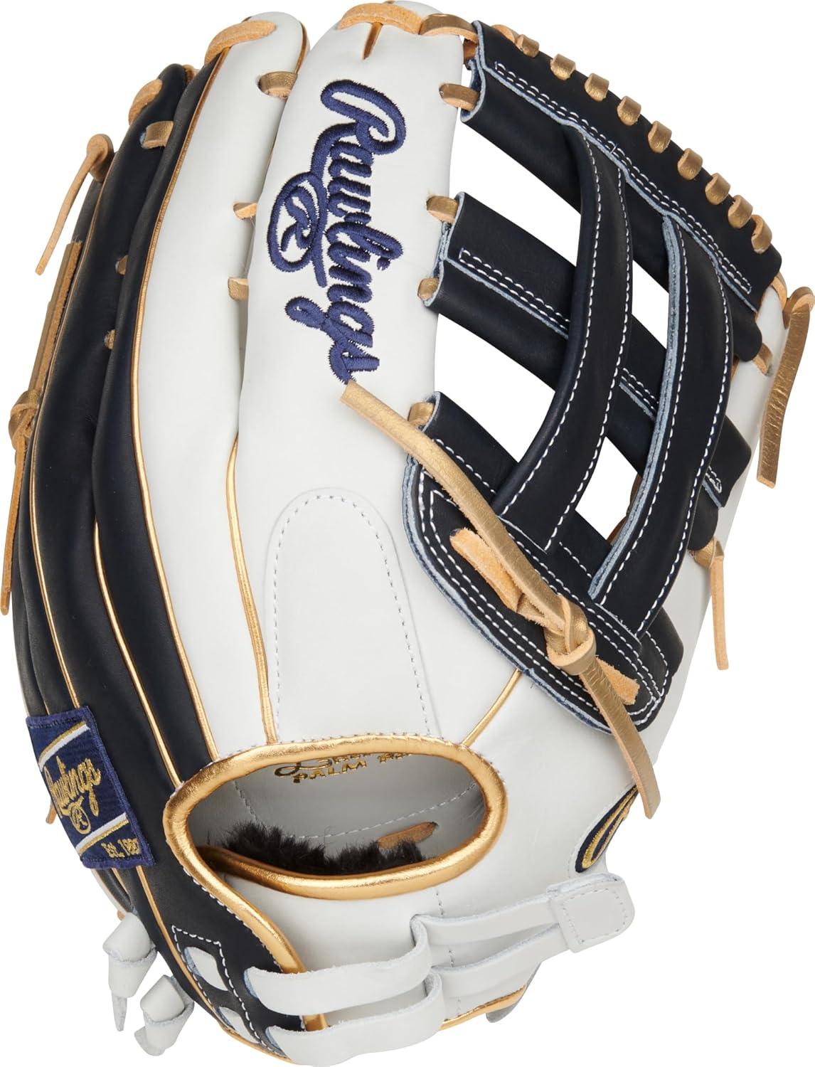 imageRawlings  Liberty Advanced Color Series Fastpitch Softball Glove  Sizes 1175  13  Multiple StylesWhite  Navy  Gold  Pro H Web