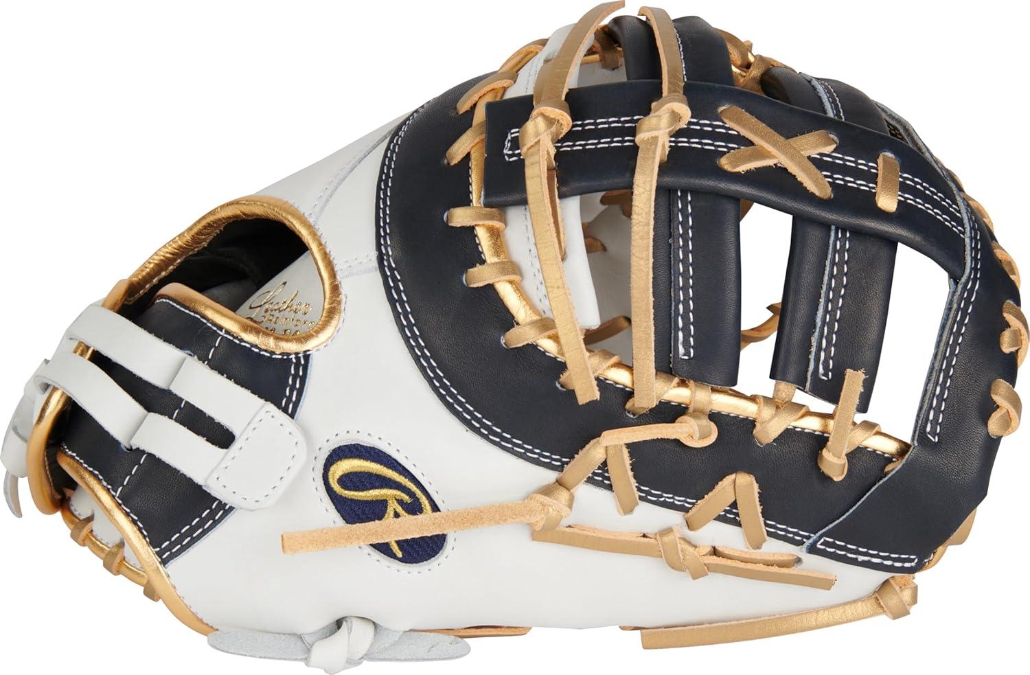 imageRawlings  Liberty Advanced Color Series Fastpitch Softball Glove  Sizes 1175  13  Multiple StylesWhite  Navy  Gold  Single Post  DoubleBar Web