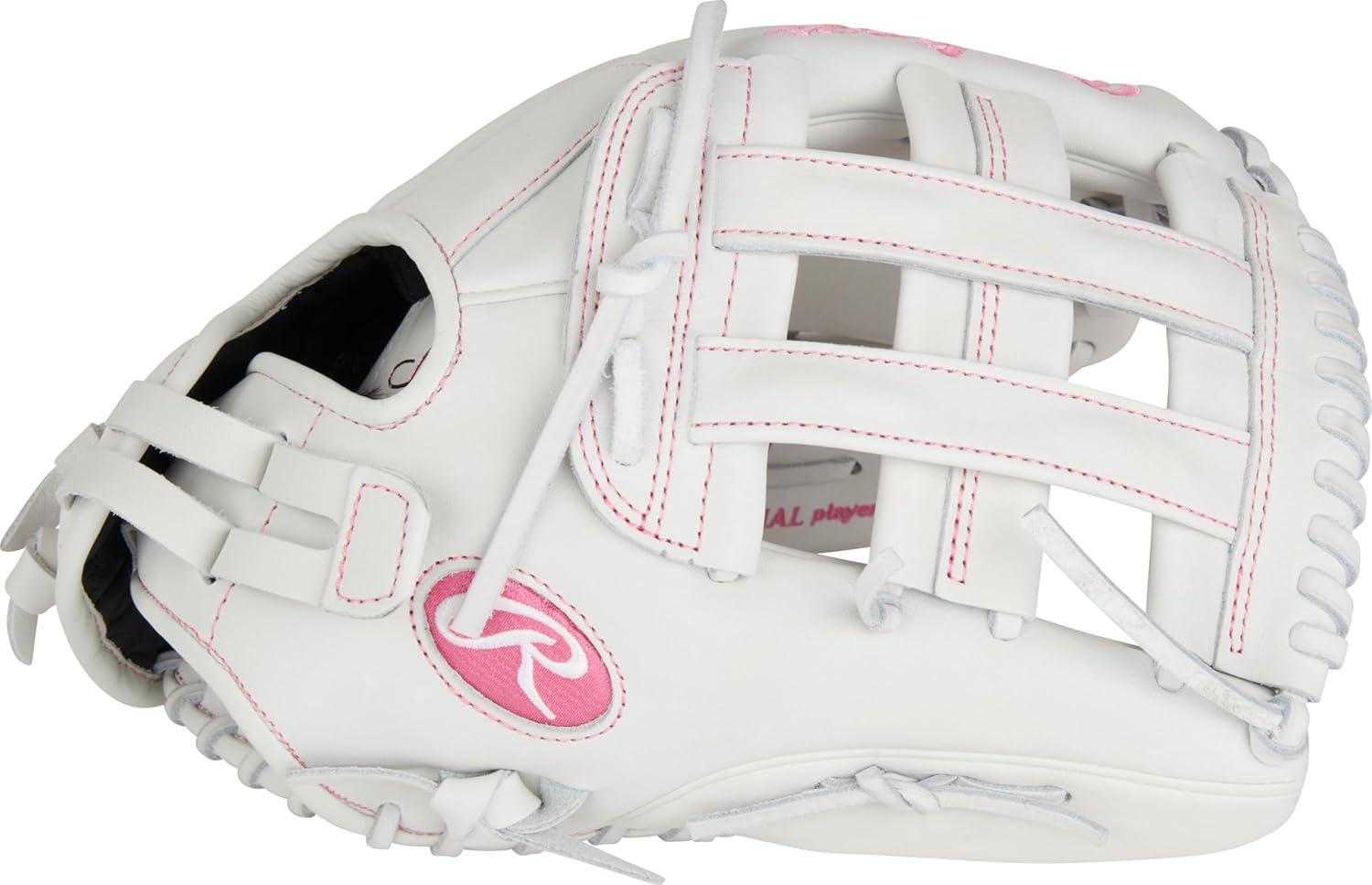 imageRawlings Liberty Advanced Color Series Fastpitch Softball Glove Sizes 1175 13 Multiple StylesWhite Pink Pro H Web