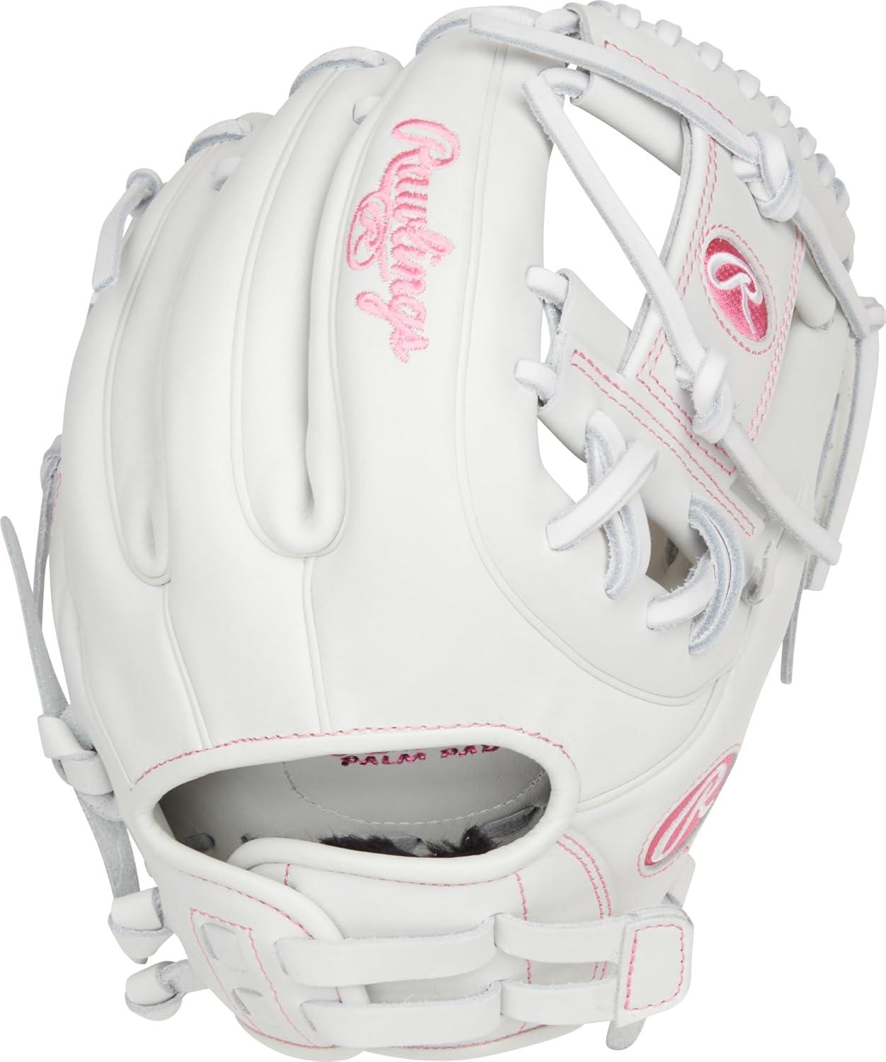 imageRawlings  Liberty Advanced Color Series Fastpitch Softball Glove  Sizes 1175  13  Multiple StylesWhite  Pink  Pro I Web