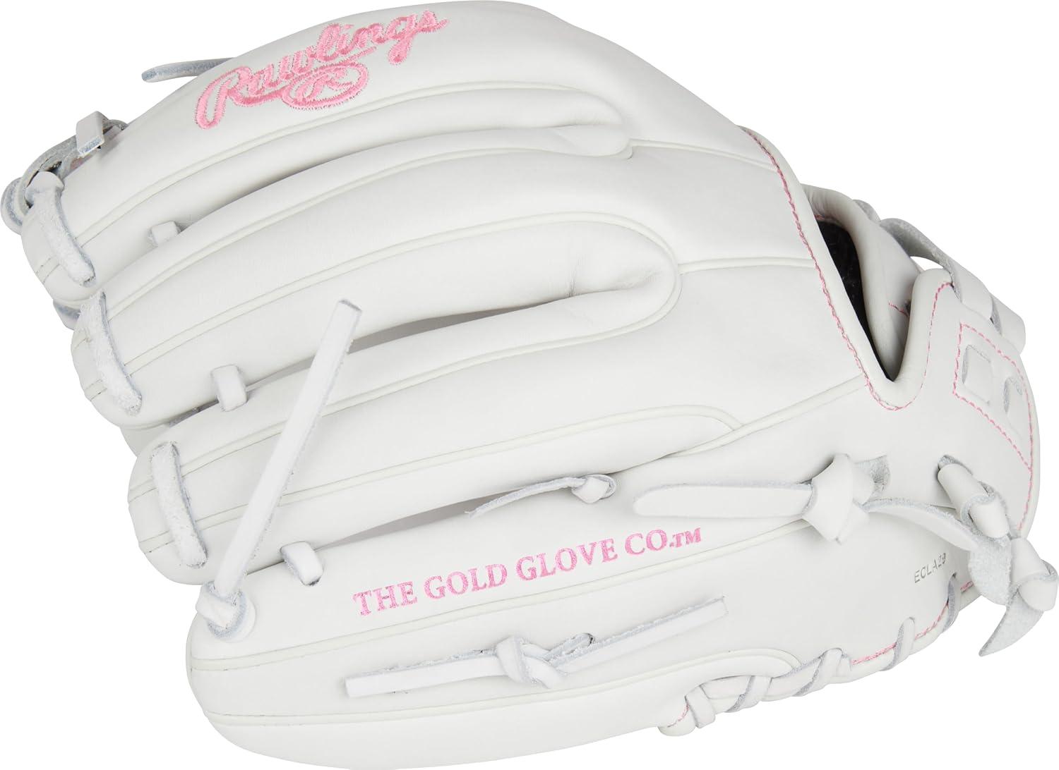 imageRawlings  Liberty Advanced Color Series Fastpitch Softball Glove  Sizes 1175  13  Multiple StylesWhite  Pink  Pro I Web