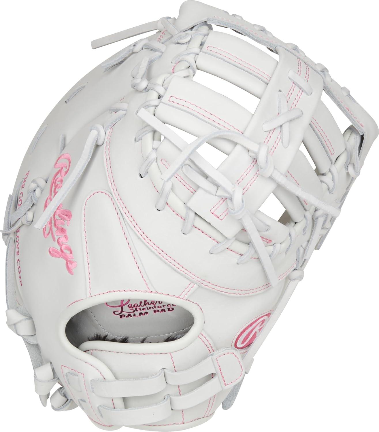 imageRawlings  Liberty Advanced Color Series Fastpitch Softball Glove  Sizes 1175  13  Multiple StylesWhite  Pink  Single Post  DoubleBar Web
