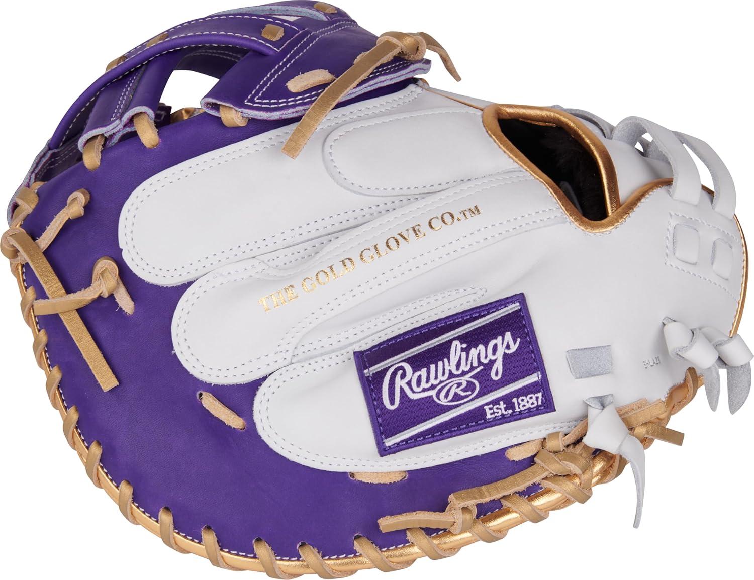imageRawlings Liberty Advanced Color Series Fastpitch Softball Glove Sizes 1175 13 Multiple StylesWhite Purple Gold Modified Pro H Web