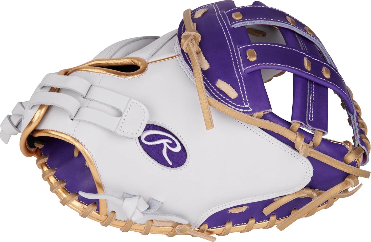 imageRawlings Liberty Advanced Color Series Fastpitch Softball Glove Sizes 1175 13 Multiple StylesWhite Purple Gold Modified Pro H Web