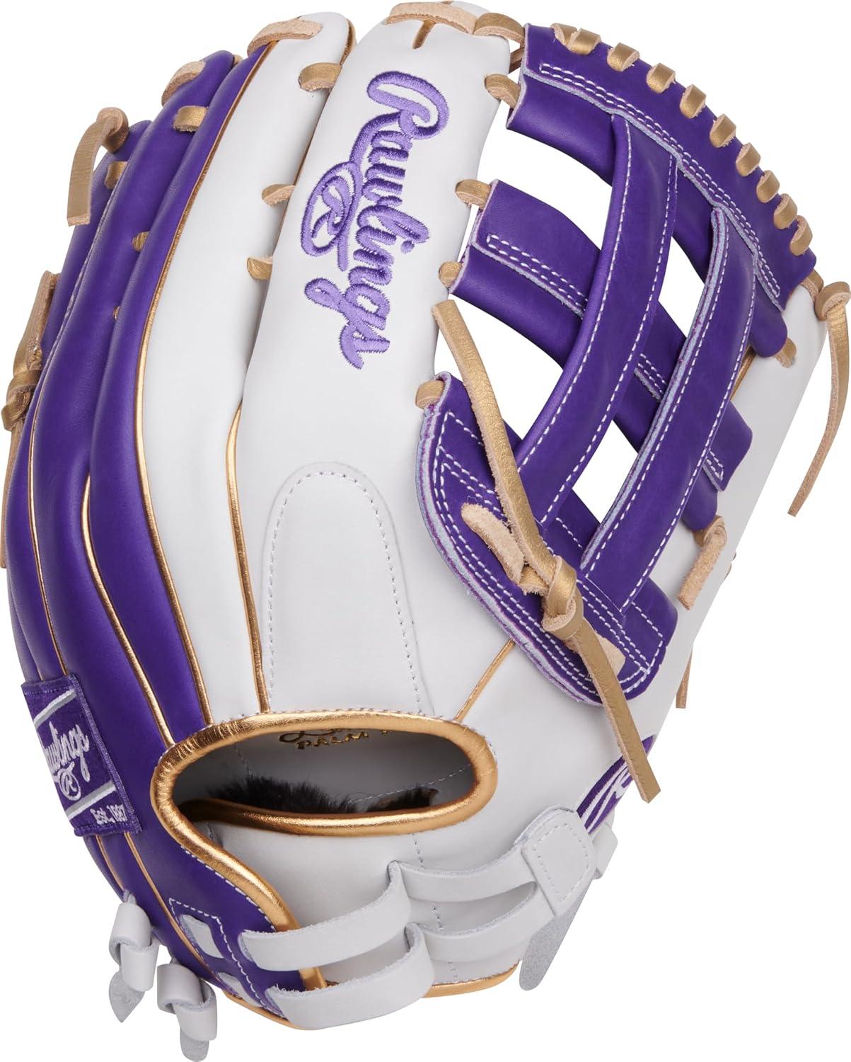 imageRawlings  Liberty Advanced Color Series Fastpitch Softball Glove  Sizes 1175  13  Multiple StylesWhite  Purple  Gold  Pro H Web