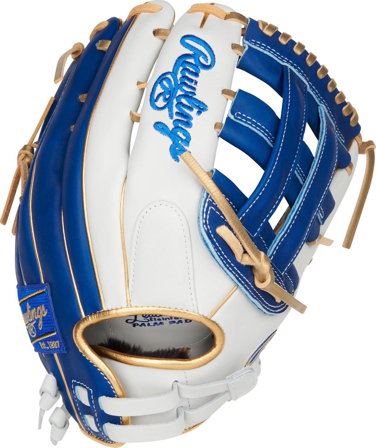 imageRawlings  Liberty Advanced Color Series Fastpitch Softball Glove  Sizes 1175  13  Multiple StylesWhite  Royal  Gold  Pro H Web