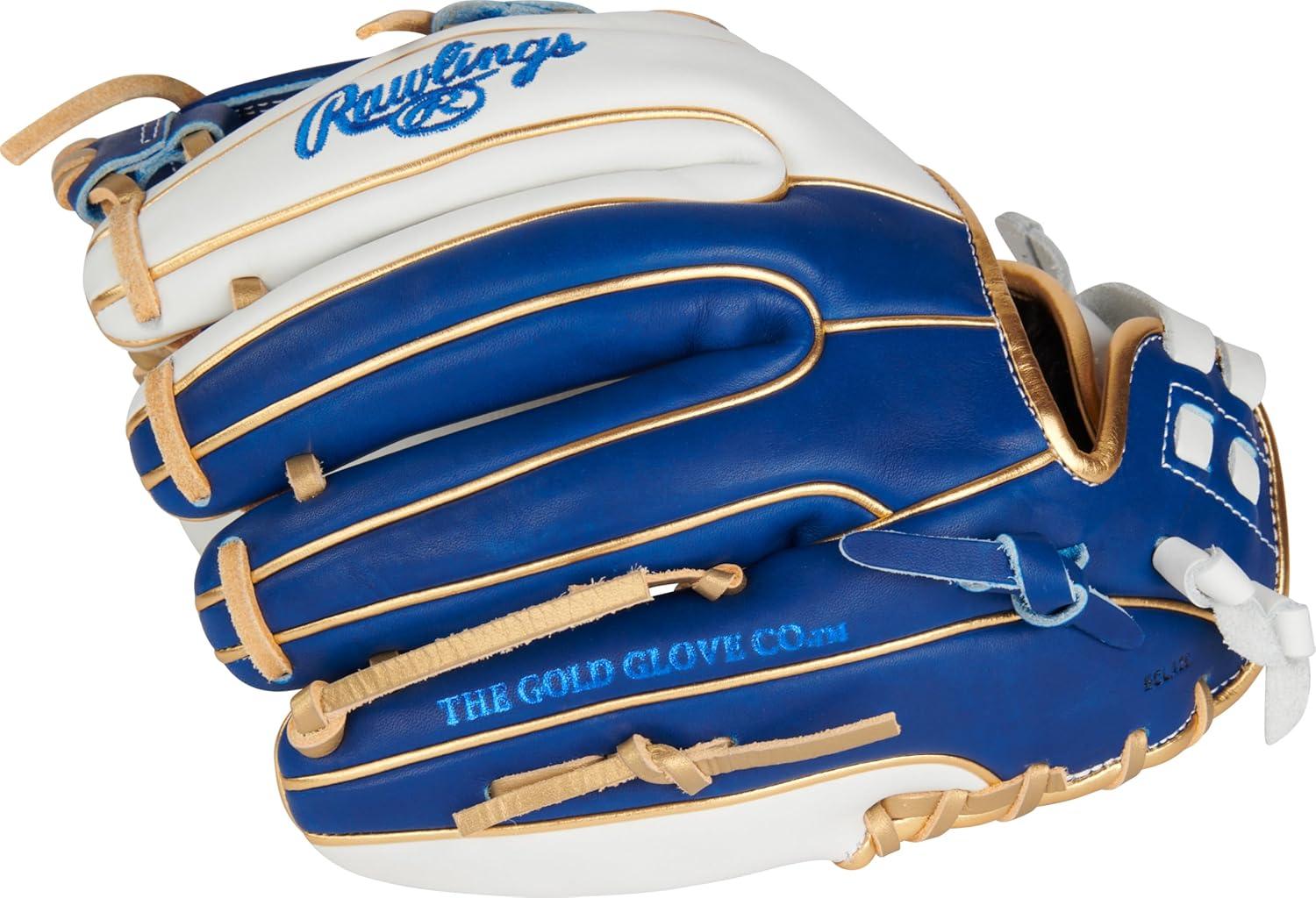 imageRawlings  Liberty Advanced Color Series Fastpitch Softball Glove  Sizes 1175  13  Multiple StylesWhite  Royal  Gold  Pro I Web