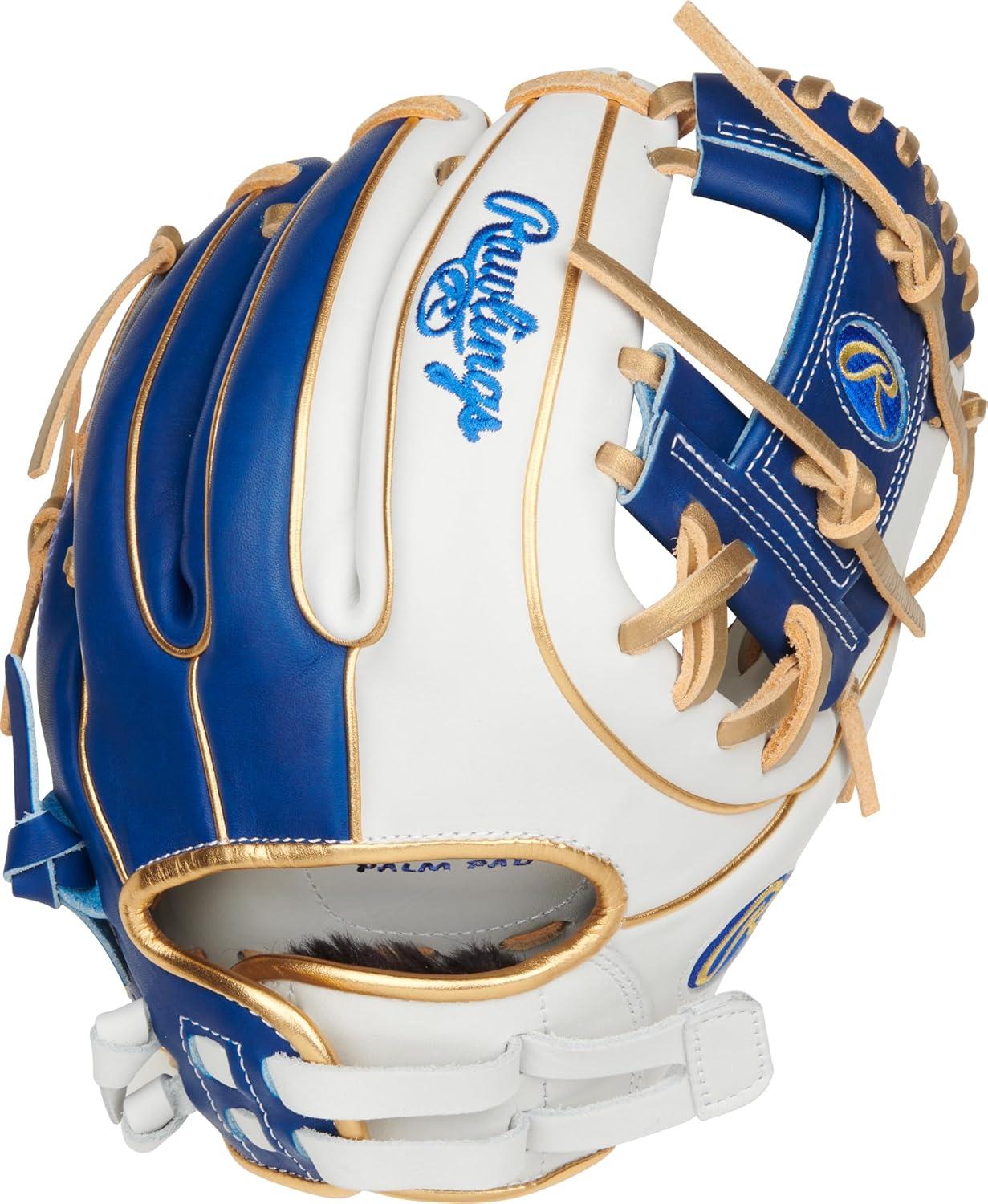 imageRawlings  Liberty Advanced Color Series Fastpitch Softball Glove  Sizes 1175  13  Multiple StylesWhite  Royal  Gold  Pro I Web