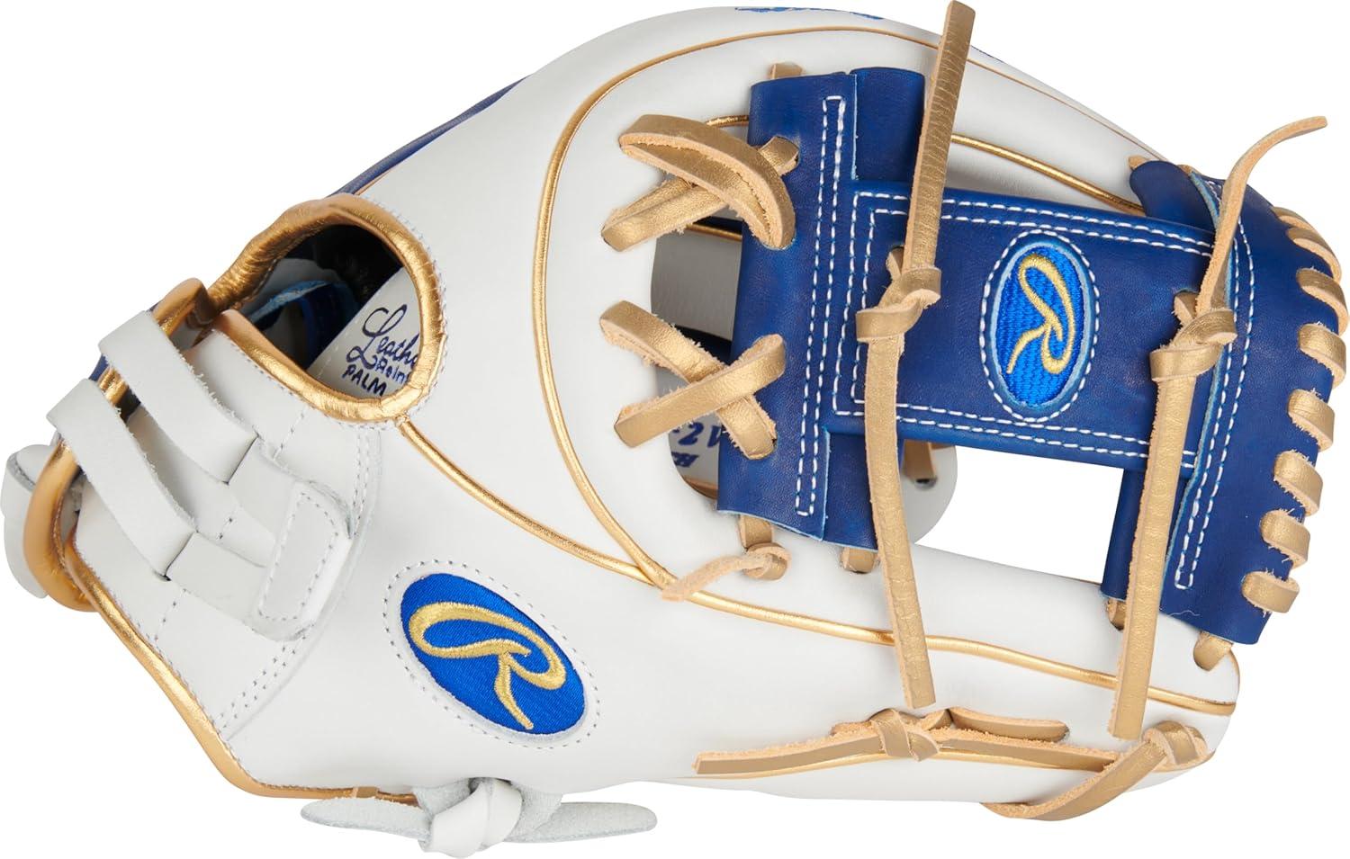 imageRawlings  Liberty Advanced Color Series Fastpitch Softball Glove  Sizes 1175  13  Multiple StylesWhite  Royal  Gold  Pro I Web