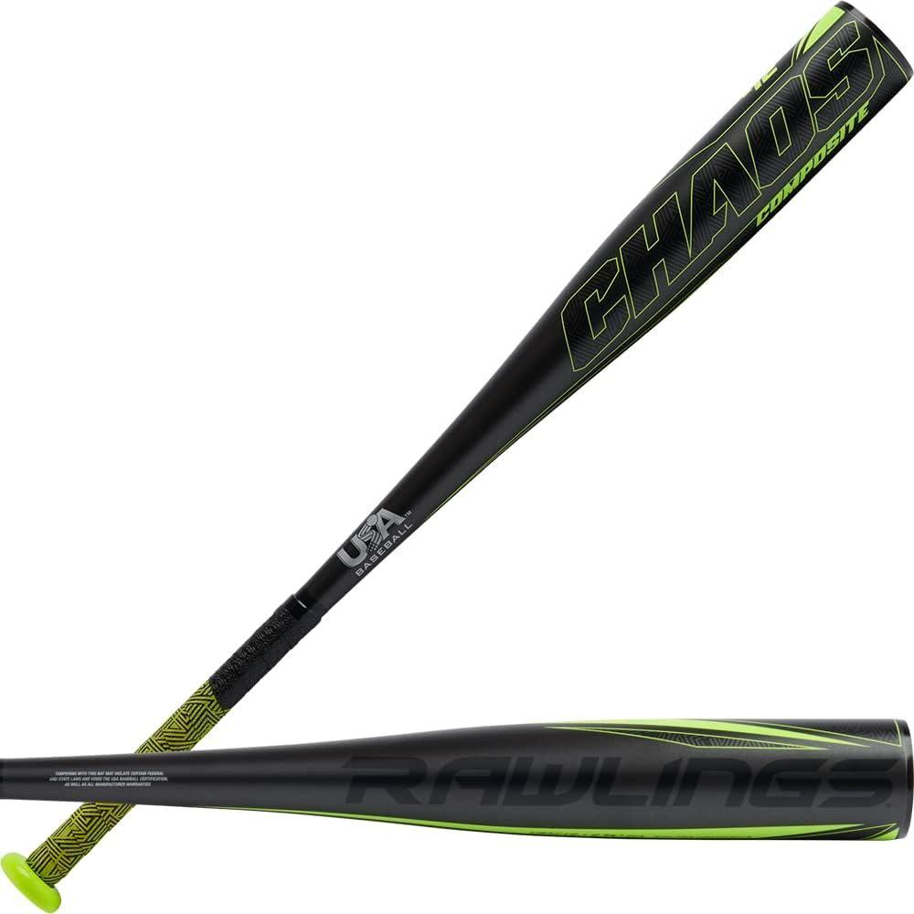 imageRawlings  CHAOS Youth Baseball Bat  USA  12 Drop  1 Pc Composite  2 58 Barrel  Multiple Lengths29 Inch