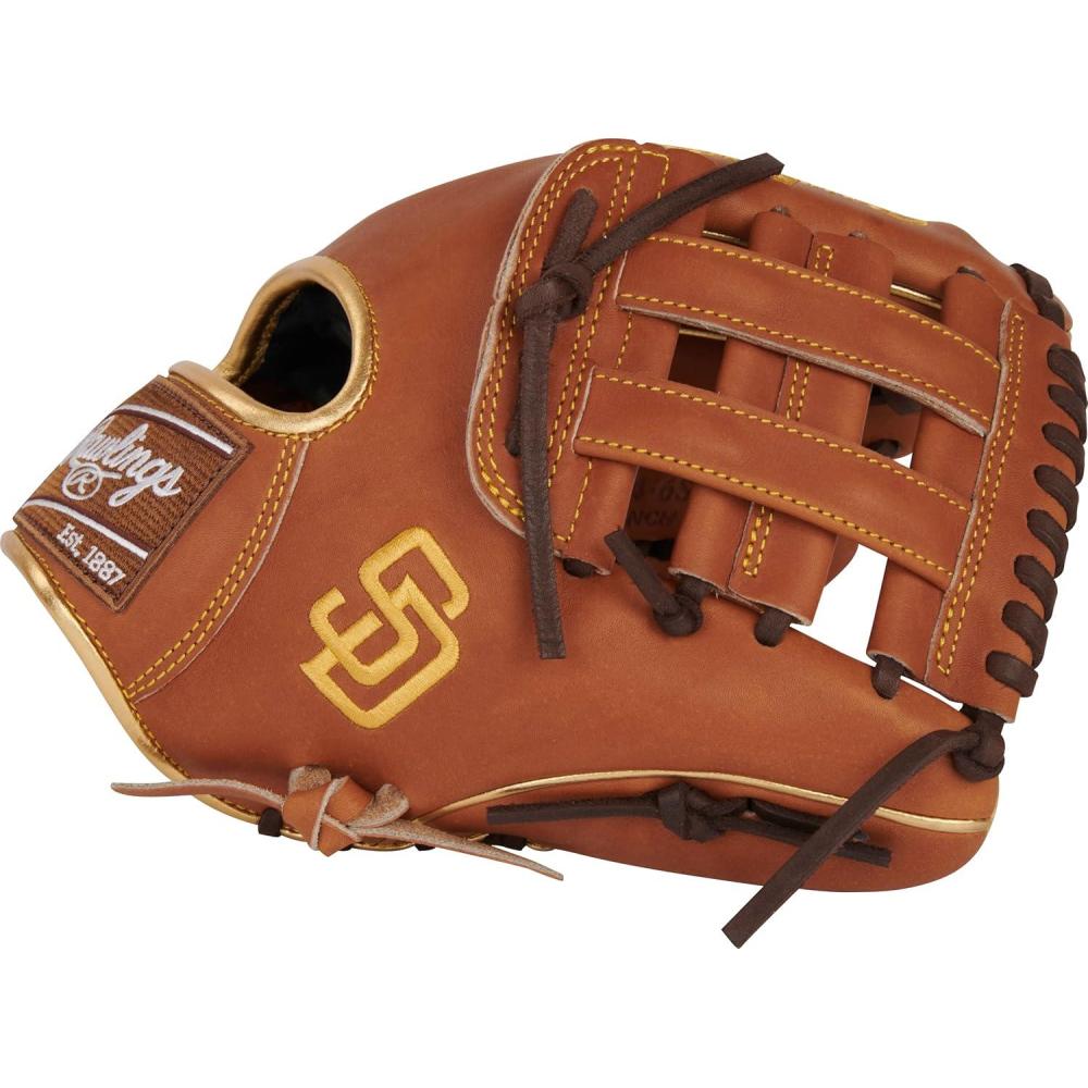 imageRawlings Heart of The Hide MLB Team Logo Baseball Glove All MLB Team Options AvailableSan Diego Padres 115 Pro HWeb