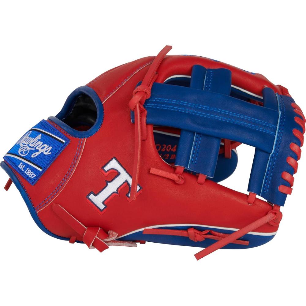 imageRawlings Heart of The Hide MLB Team Logo Baseball Glove All MLB Team Options AvailableTexas Rangers 115 Single Post Web