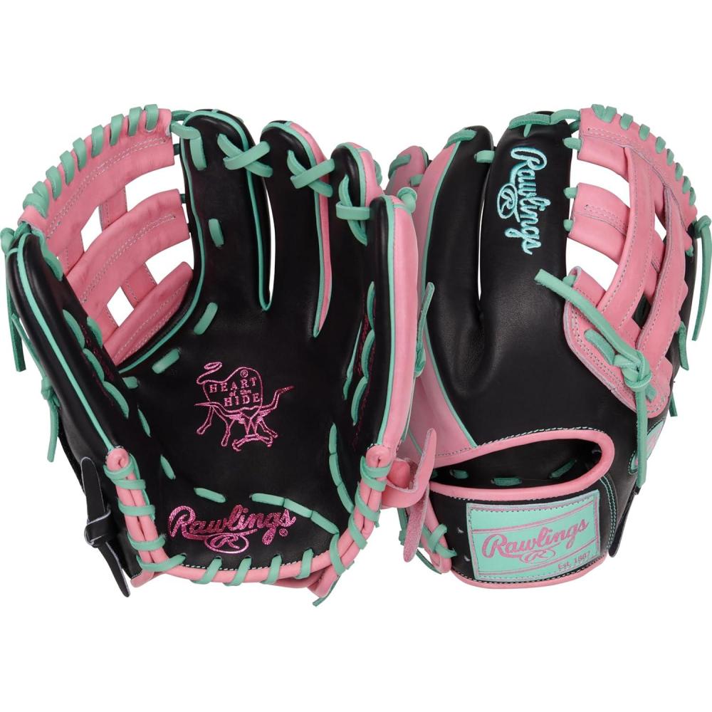 imageRawlings Rawlings  Heart of The Hide Baseball Glove  Limited Edition ColorSync Series  2025  Multiple StylesBlackPinkMint  Pro HWeb