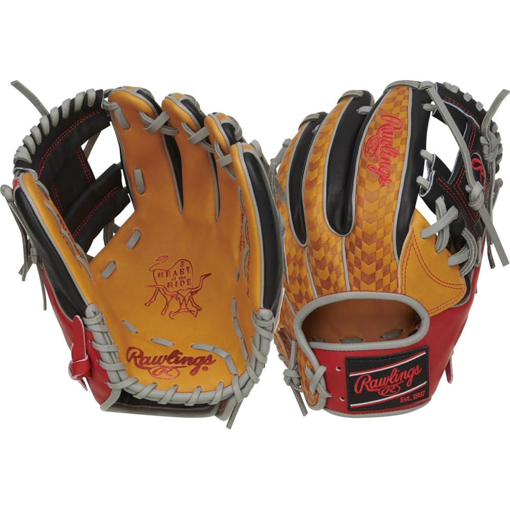 imageRawlings Rawlings  Heart of The Hide Baseball Glove  Limited Edition ColorSync Series  2025  Multiple StylesBrownBlackRed  Pro IWeb
