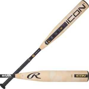 Rawlings | 2025 | ICON Baseball Bat | USA | -12 / -10 / -8 Drop | 2 5/8′ Barrel | 2 Pc. Composite(-8)
