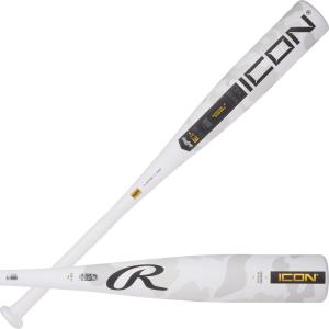 Rawlings | 2025 | ICON Baseball Bat | USSSA | Coach/Machine Pitch | -13 Drop | 2 5/8″ Barrel | 1 Pc. Composite