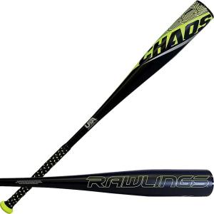 Rawlings | CHAOS Baseball Bat | USA | -11 Drop | 2 5/8″ Barrel | 1 Pc. Aluminum(26 inch)