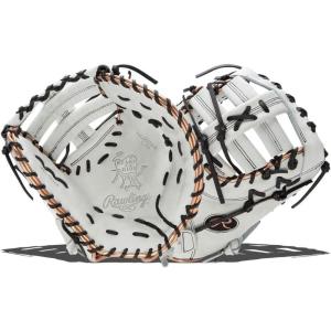 Rawlings | HEART OF THE HIDE Fastpitch Softball First Base Glove | 12.5″ | Modified Single Post Web | Right Hand Throw