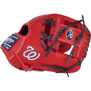 Rawlings | Heart of The Hide MLB Team Logo Baseball Glove | All MLB Team Options Available(Washington Nationals – 11.5″ – Pro I-Web)