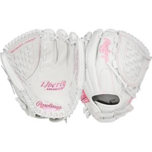 Rawlings | Liberty Advanced Color Series Fastpitch Softball Glove | Sizes 11.75″ – 13″ | Multiple Styles(White / Pink | Basket Web)