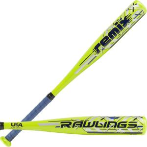 Rawlings | Remix T-Ball Bat | USA Baseball & Softball | -12 Drop | 2 1/4″ Barrel | 1 Pc. Aluminum(Green)